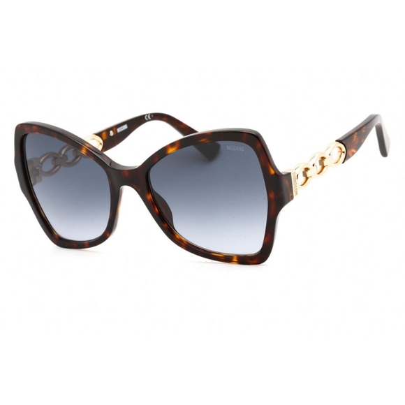 MOSCHINO- MOS099/S SUNGLASSES HVN/DARK GREY SF WOMEN'S - Picture 3 of 12
